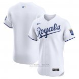 Camiseta Beisbol Hombre Kansas City Royals Primera Elite Blanco