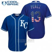 Camiseta Beisbol Hombre Kansas City Royals Salvador Perez Cool Base