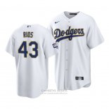 Camiseta Beisbol Hombre Los Angeles Dodgers Edwin Rios 2021 Gold Program Replica Blanco