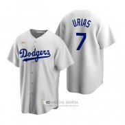 Camiseta Beisbol Hombre Los Angeles Dodgers Julio Urias Cooperstown Collection Primera Blanco