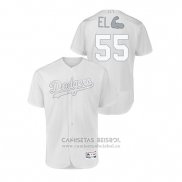 Camiseta Beisbol Hombre Los Angeles Dodgers Russell Martin 2019 Players Weekend Autentico Blanco