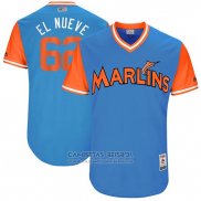 Camiseta Beisbol Hombre Miami Marlins 2017 Little League World Series Jose Urena Azul