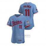 Camiseta Beisbol Hombre Minnesota Twins Jorge Polanco Autentico 2020 Alterno Azul