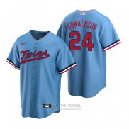 Camiseta Beisbol Hombre Minnesota Twins Josh Donaldson Replica Alterno Azul