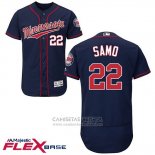 Camiseta Beisbol Hombre Minnesota Twins Miguel Sano Azul Flex Base Autentico Collection