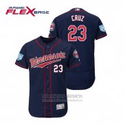 Camiseta Beisbol Hombre Minnesota Twins Nelson Cruz Flex Base Entrenamiento de Primavera 2019 Azul