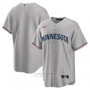 Camiseta Beisbol Hombre Minnesota Twins Road Replica Gris