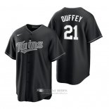 Camiseta Beisbol Hombre Minnesota Twins Tyler Duffey Replica 2021 Negro