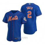 Camiseta Beisbol Hombre New York Mets Dominic Smith Alterno Autentico Azul