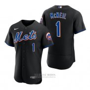 Camiseta Beisbol Hombre New York Mets Jeff Mcneil Autentico Alterno Negro