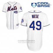 Camiseta Beisbol Hombre New York Mets Jon Niese 49 Blanco Alterno Cool Base