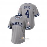Camiseta Beisbol Hombre New York Yankees Lou Gehrig Cooperstown Collection Gris