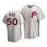 Camiseta Beisbol Hombre Philadelphia Phillies Hector Neris Cooperstown Collection Primera Blanco