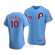 Camiseta Beisbol Hombre Philadelphia Phillies J.t. Realmuto Cooperstown Collection Primera Blanco