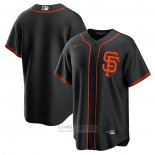 Camiseta Beisbol Hombre San Francisco Giants Alterno Replica Negro