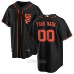 Camiseta Beisbol Hombre San Francisco Giants Alterno Replica Personalizada Negro Camiseta Beisbol Hombre San Francisco Giants Alterno Replica Personalizada Negro