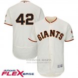 Camiseta Beisbol Hombre San Francisco Giants Jackie Robinson Crema Flex Base