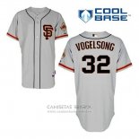 Camiseta Beisbol Hombre San Francisco Giants Ryan Vogelsong 32 Gris Alterno Cool Base