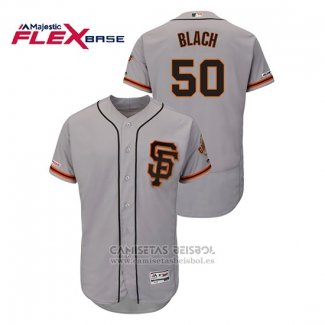 Camiseta Beisbol Hombre San Francisco Giants Ty Blach Autentico Flex Base Gris