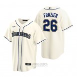 Camiseta Beisbol Hombre Seattle Mariners Adam Frazier Replica Alterno Crema