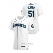 Camiseta Beisbol Hombre Seattle Mariners Ichiro Suzuki Autentico 2020 Primera Blanco