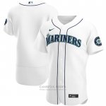 Camiseta Beisbol Hombre Seattle Mariners Primera Autentico Blanco