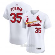 Camiseta Beisbol Hombre St. Louis Cardinals Adam Wainwright 150th Aniversario Patch Flex Base Blanco