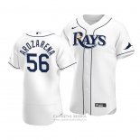 Camiseta Beisbol Hombre Tampa Bay Rays Randy Arozarena Autentico Primera 2020 Blanco