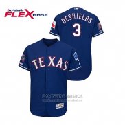 Camiseta Beisbol Hombre Texas Rangers Delino Deshields Azul