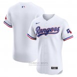 Camiseta Beisbol Hombre Texas Rangers Primera Elite Blanco