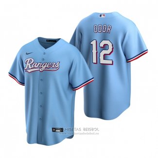 Camiseta Beisbol Hombre Texas Rangers Rougned Odor Alterno Replica Azul