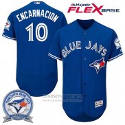 Camiseta Beisbol Hombre Toronto Blue Jays Edwin Encarnacion 10 Flex Base