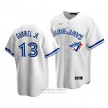 Camiseta Beisbol Hombre Toronto Blue Jays Lourdes Gurriel Jr. Cooperstown Collection Primera Blanco