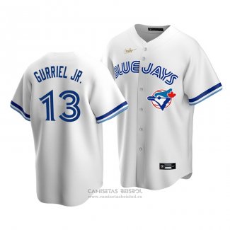 Camiseta Beisbol Hombre Toronto Blue Jays Lourdes Gurriel Jr. 2019 Players Weekend Replica Blanco