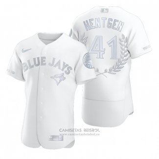 Camiseta Beisbol Hombre Toronto Blue Jays Pat Hentgen Awards Collection AL Cy Young Blanco