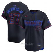 Camiseta Beisbol Hombre Toronto Blue Jays Vladimir Guerrero Jr. Flex Base Autentico Collection Alterno Azul