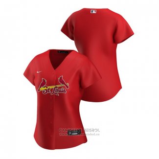 Camiseta Beisbol Mujer St. Louis Cardinals Personalizada 2020 Replica Primera Blanco