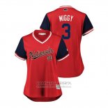 Camiseta Beisbol Mujer Washington Nationals Michael Taylor 2018 LLWS Players Weekend Miggy Rojo