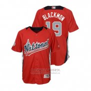 Camiseta Beisbol Nino All Star Charlie Blackmon 2018 Home Run Derby National League Rojo