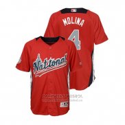 Camiseta Beisbol Nino All Star Yadier Molina 2018 Home Run Derby National League Rojo