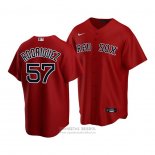 Camiseta Beisbol Nino Boston Red Sox Eduardo Rodriguez Replica Alterno 2020 Rojo