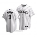 Camiseta Beisbol Nino Colorado Rockies Daniel Murphy Replica Primera 2020 Blanco