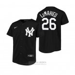 Camiseta Beisbol Nino New York Yankees D.j. Lemahieu Replica Negro