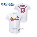 Camiseta Beisbol Nino St. Louis Cardinals Matt Carpenter Cool Base Primera Replica Blanco1