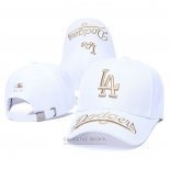 Gorra Los Angeles Dodgers Blanco Oro