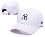 Gorra New York Yankees Blanco Negro1