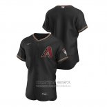 Camiseta Beisbol Hombre Arizona Diamondbacks Autentico Alterno Negro