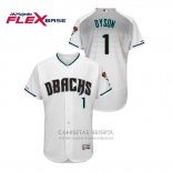 Camiseta Beisbol Hombre Arizona Diamondbacks Jarrod Dyson Autentico Flex Base Blanco