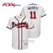 Camiseta Beisbol Hombre Atlanta Braves Ender Inciarte Flex Base Autentico Collezione Primera 2019 Blanco