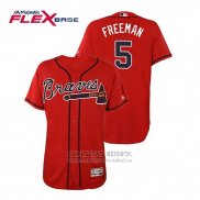 Camiseta Beisbol Hombre Atlanta Braves Freddie Freeman Flex Base Autentico Collezione Alterno 2019 Rojo